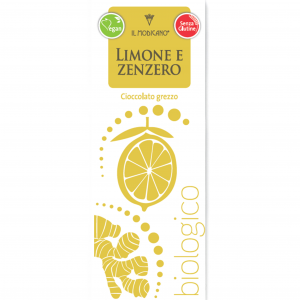 cioccolato grezzo fondente limone e zenzero