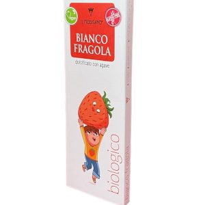 Tavoletta Bianco Fragola Vegan Bio