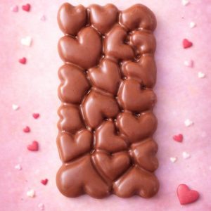 tavoletta a cuori 80 g cioccolato vegano bio
